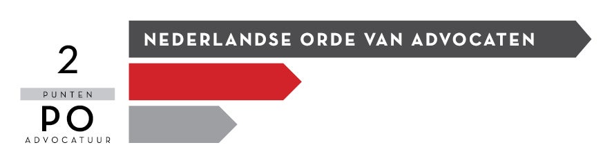Logo Nederlandse Orde van Advocaten (NOvA) 2 PO punten