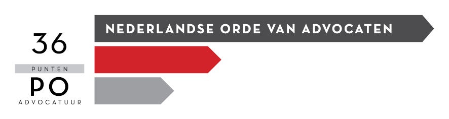 Logo Nederlandse Orde van Advocaten (NOvA) 36 PO punten