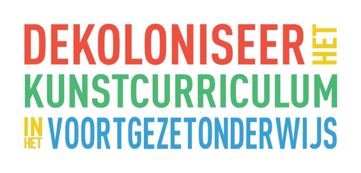 Logo Dekoloniseer het kunstcurriculum in het voortgezet onderwijs