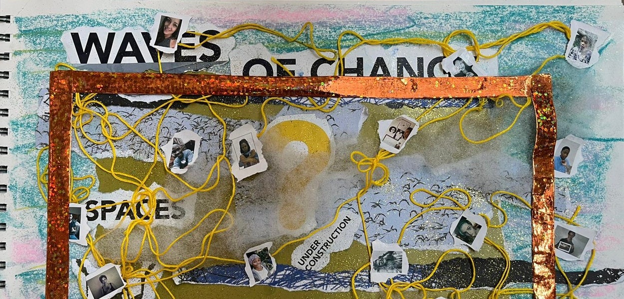 Collage Waves of Change