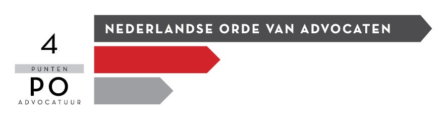 Logo Nederlandse Orde van Advocaten (NOvA) 4 PO punten