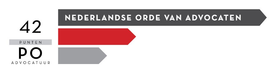 Logo Nederlandse Orde van Advocaten (NOvA) 42 PO punten