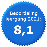 Beoordeling leergang 2021: 8,1