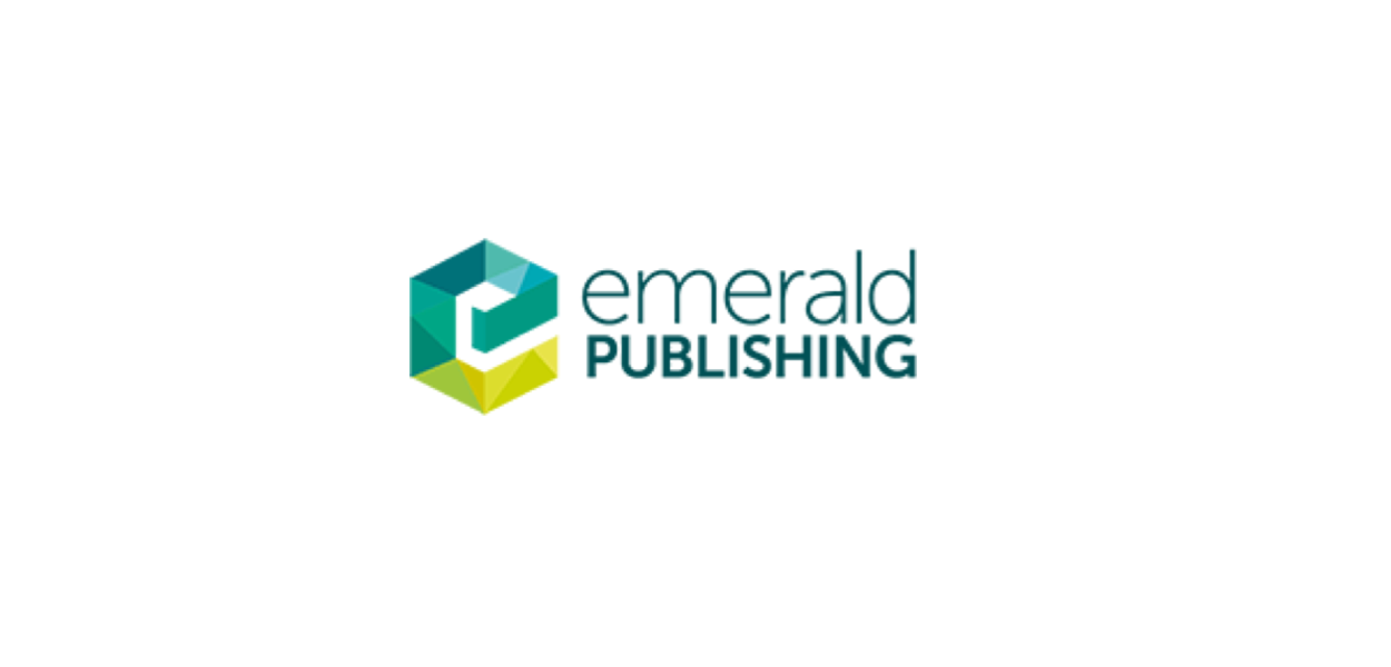 Het logo van uitgeverij Emerald. 
