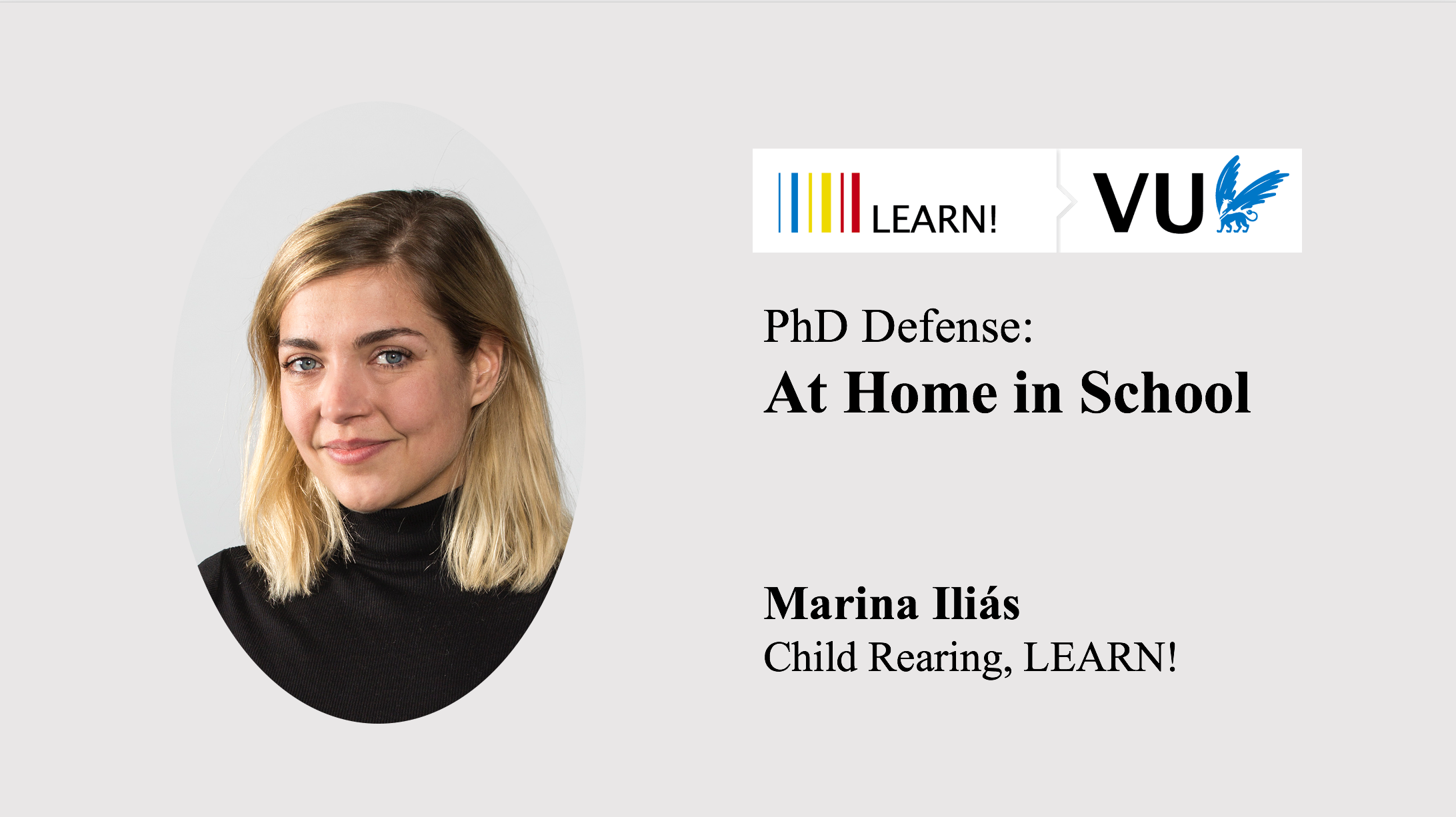 PhD Defense Marina Ilias