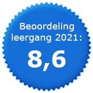 Beoordeling leergang 2021: 8,6